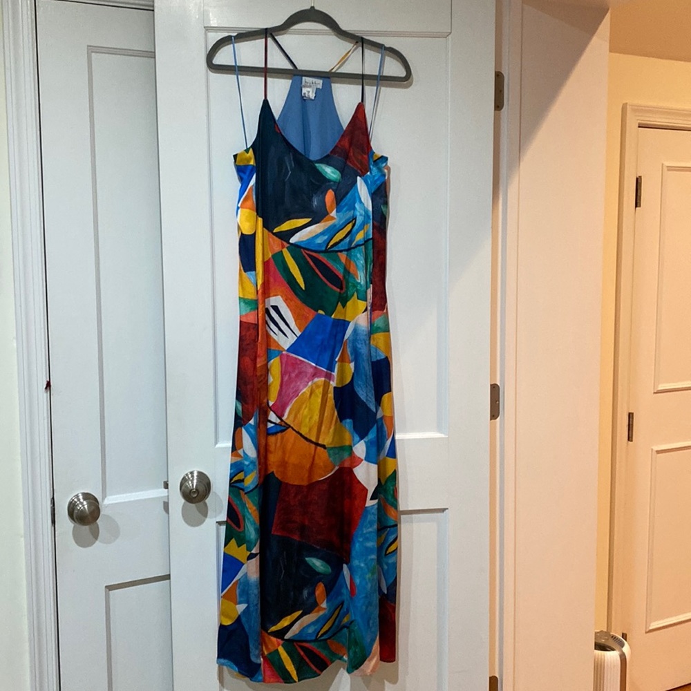 Nicole Miller patterned maxi, size medoum